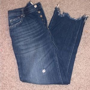Free people maggie straight jean size 26. Worn once!!